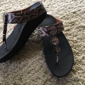 NWT FitFlop wedge sandal